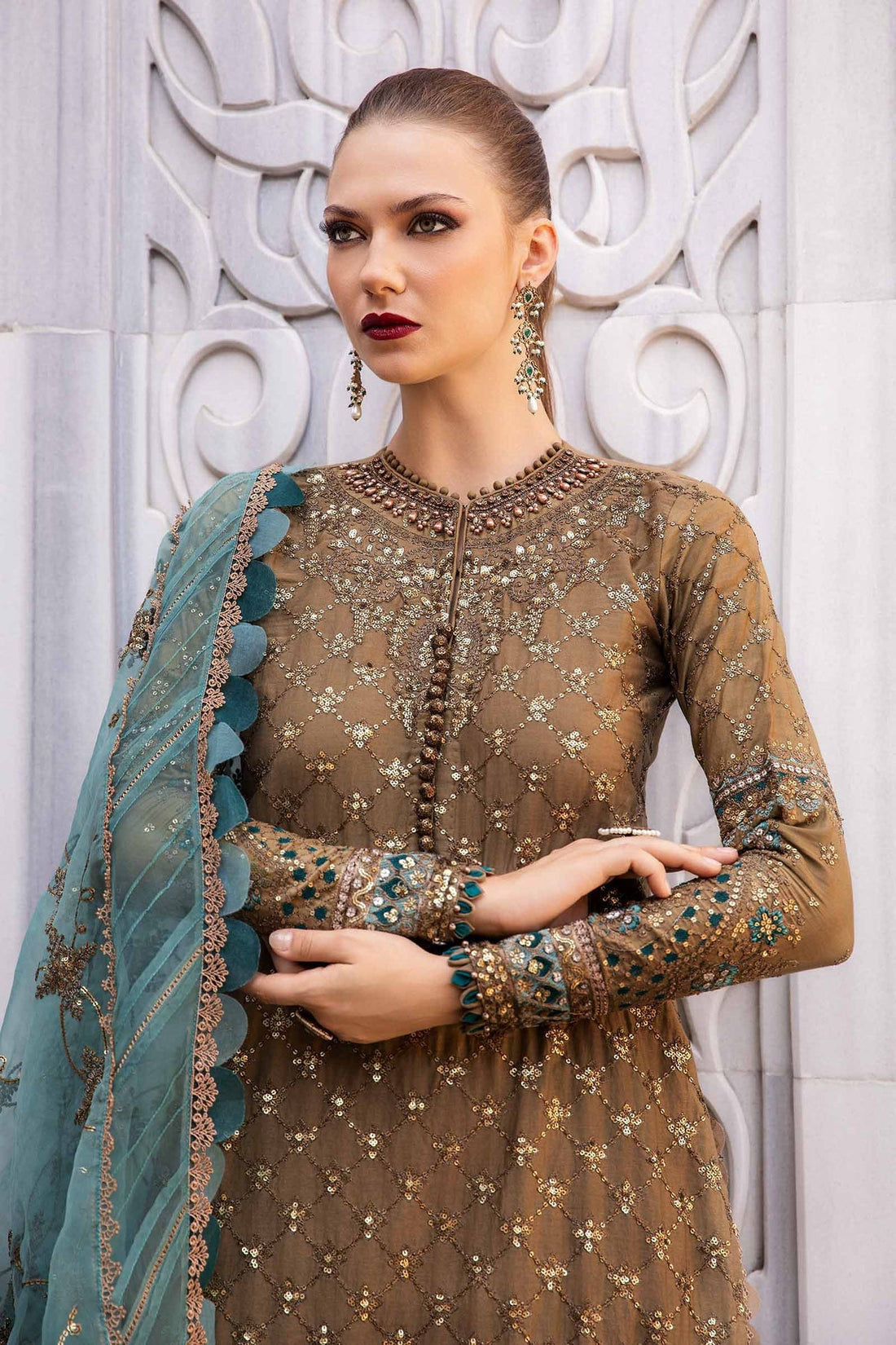 Maria B | Sateen Formals 24 | CST-808 - House Of Hania