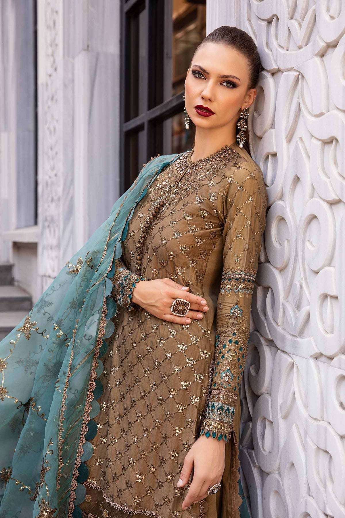 Maria B | Sateen Formals 24 | CST-808 - House Of Hania
