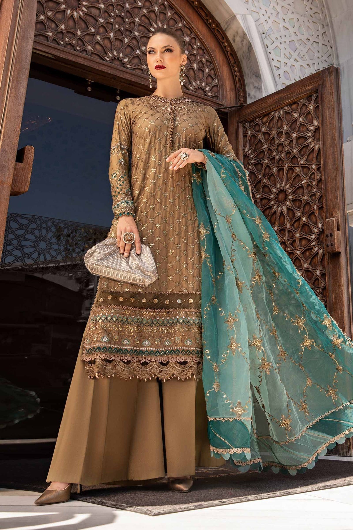 Maria B | Sateen Formals 24 | CST-808 - House Of Hania