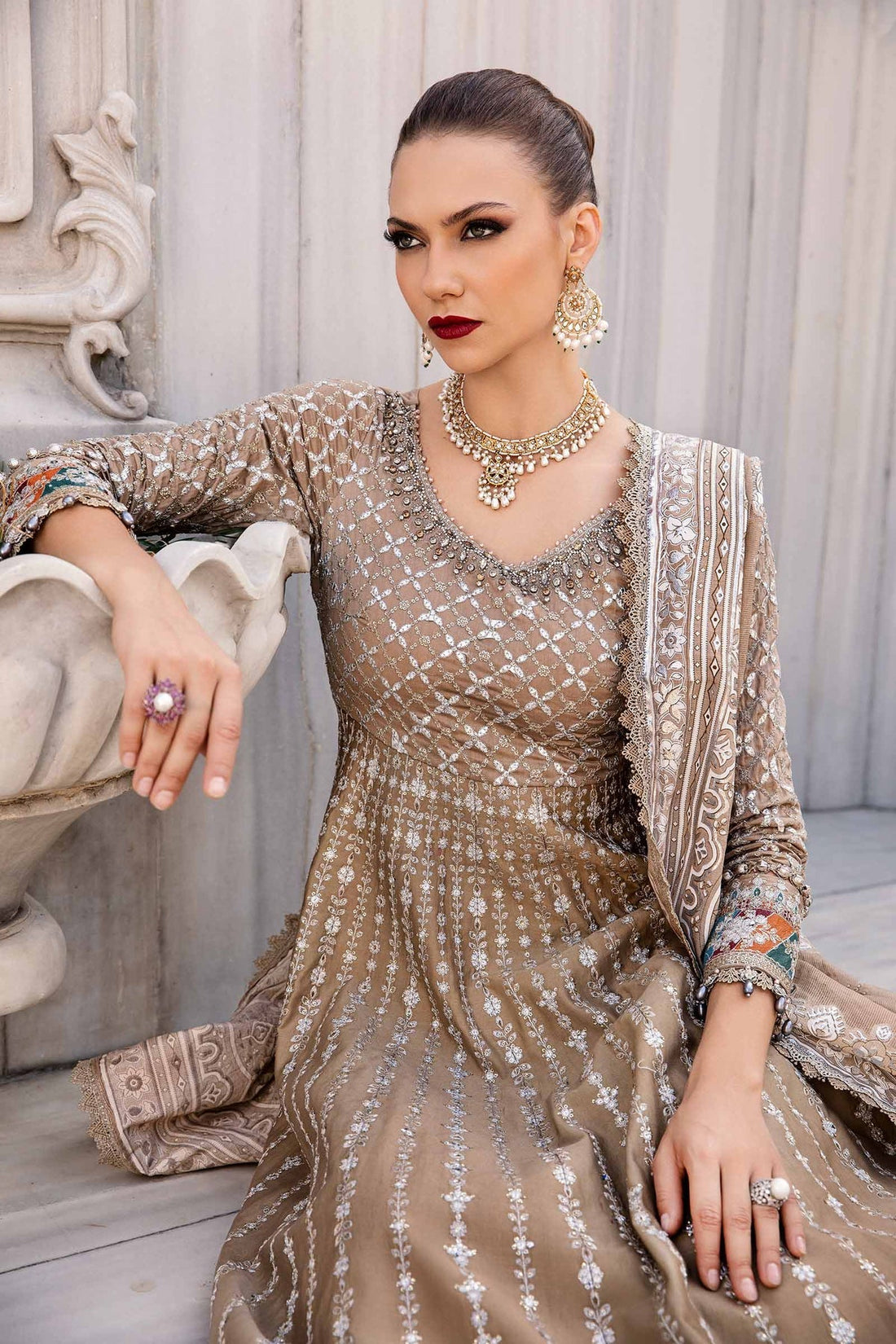 Maria B | Sateen Formals 24 | CST-810 - House Of Hania
