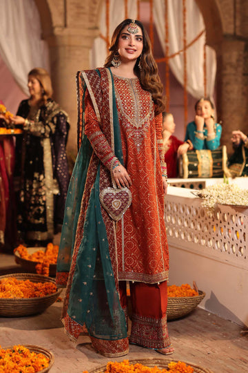 Maria B | Shehnai Luxury Formals | SF-W25-08 - House Of Hania