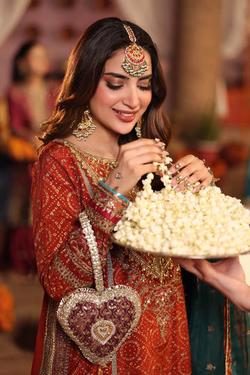 Maria B | Shehnai Luxury Formals | SF-W25-08 - House Of Hania