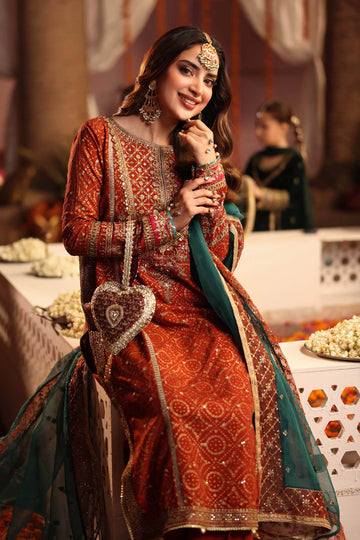 Maria B | Shehnai Luxury Formals | SF-W25-08 - House Of Hania