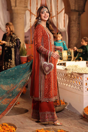 Maria B | Shehnai Luxury Formals | SF-W25-08 - House Of Hania