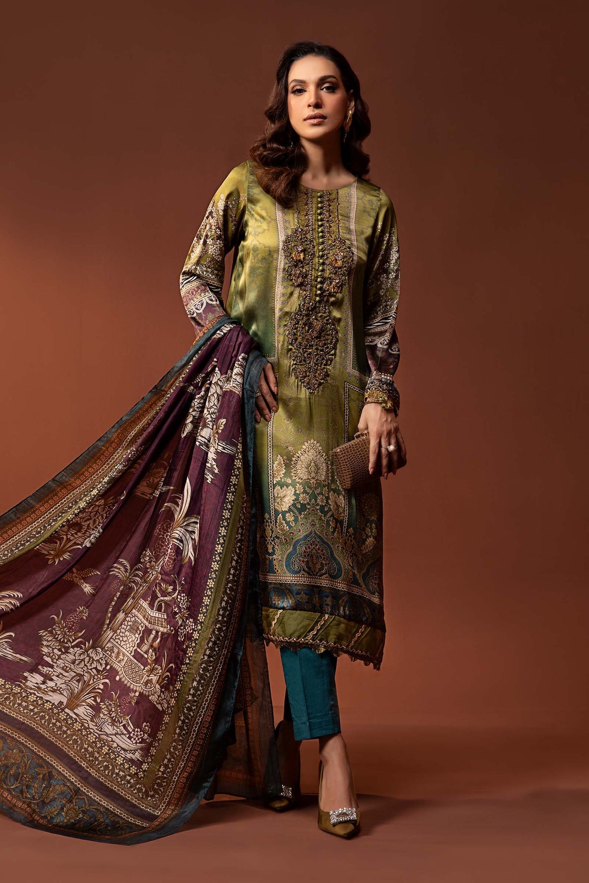 Maria B | Silk Collection 24 | MPS-PF24-03 - House Of Hania