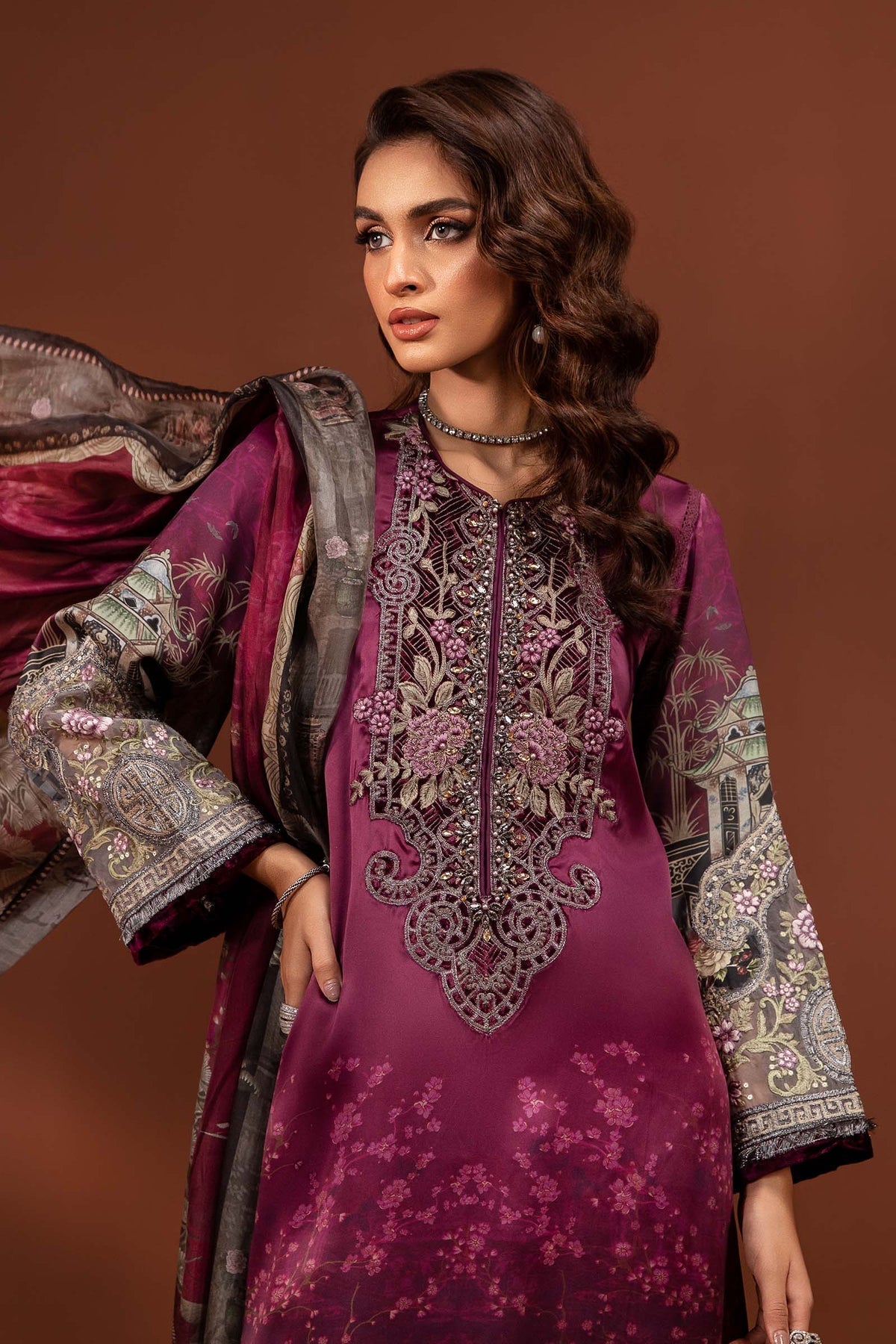Maria B | Silk Collection 24 | MPS-PF24-04 - House Of Hania