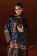 Maria B | Silk Prints | 3 Piece Printed Satin Silk Suit - House Of Hania