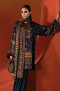 Maria B | Silk Prints | 3 Piece Printed Satin Silk Suit - House Of Hania