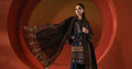 Maria B | Silk Prints | 3 Piece Printed Satin Silk Suit - House Of Hania