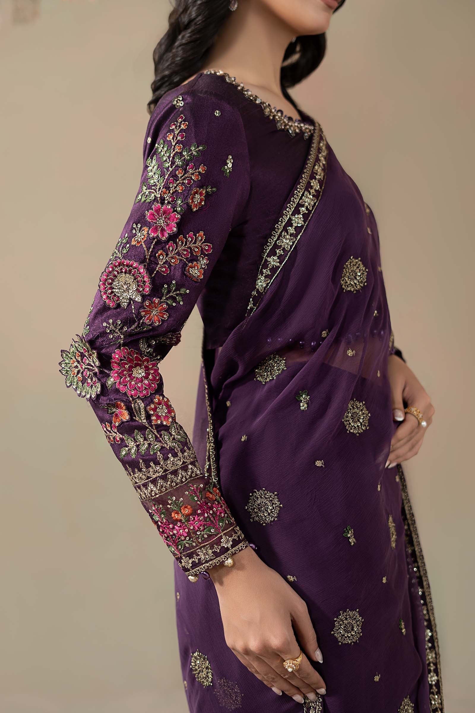 Maria B | Soiree Formals | WFS-09-01-Purple - House Of Hania