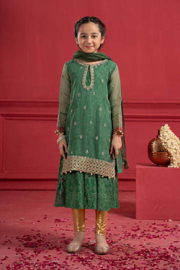 Maria B | Suit Green MKS-W23-21 - House Of Hania