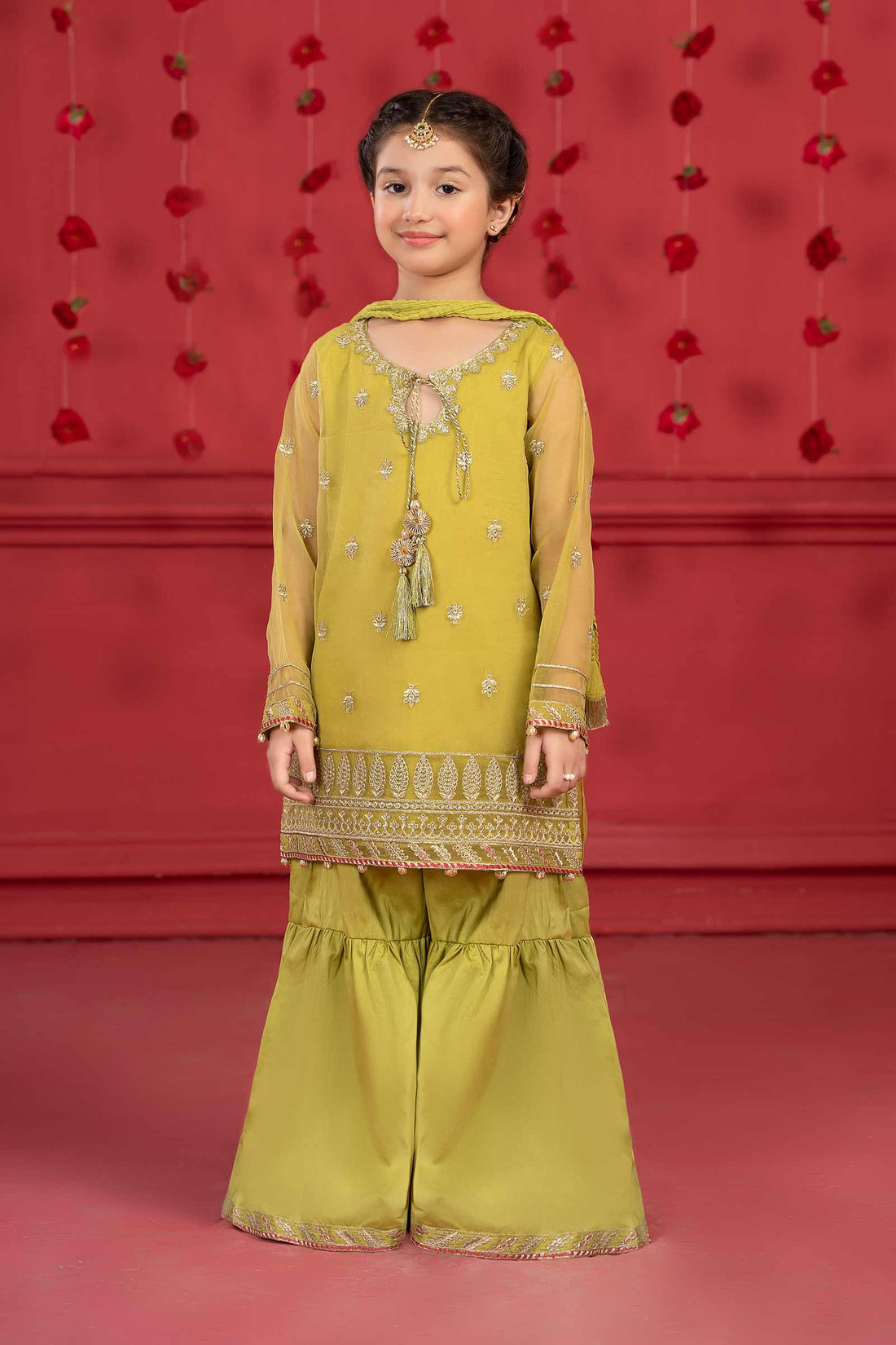 Maria B | Suit Green MKS-W23-27 - House Of Hania