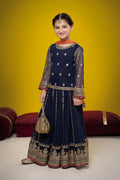 Maria B | Suit Navy Blue MKS-W23-35 - House Of Hania