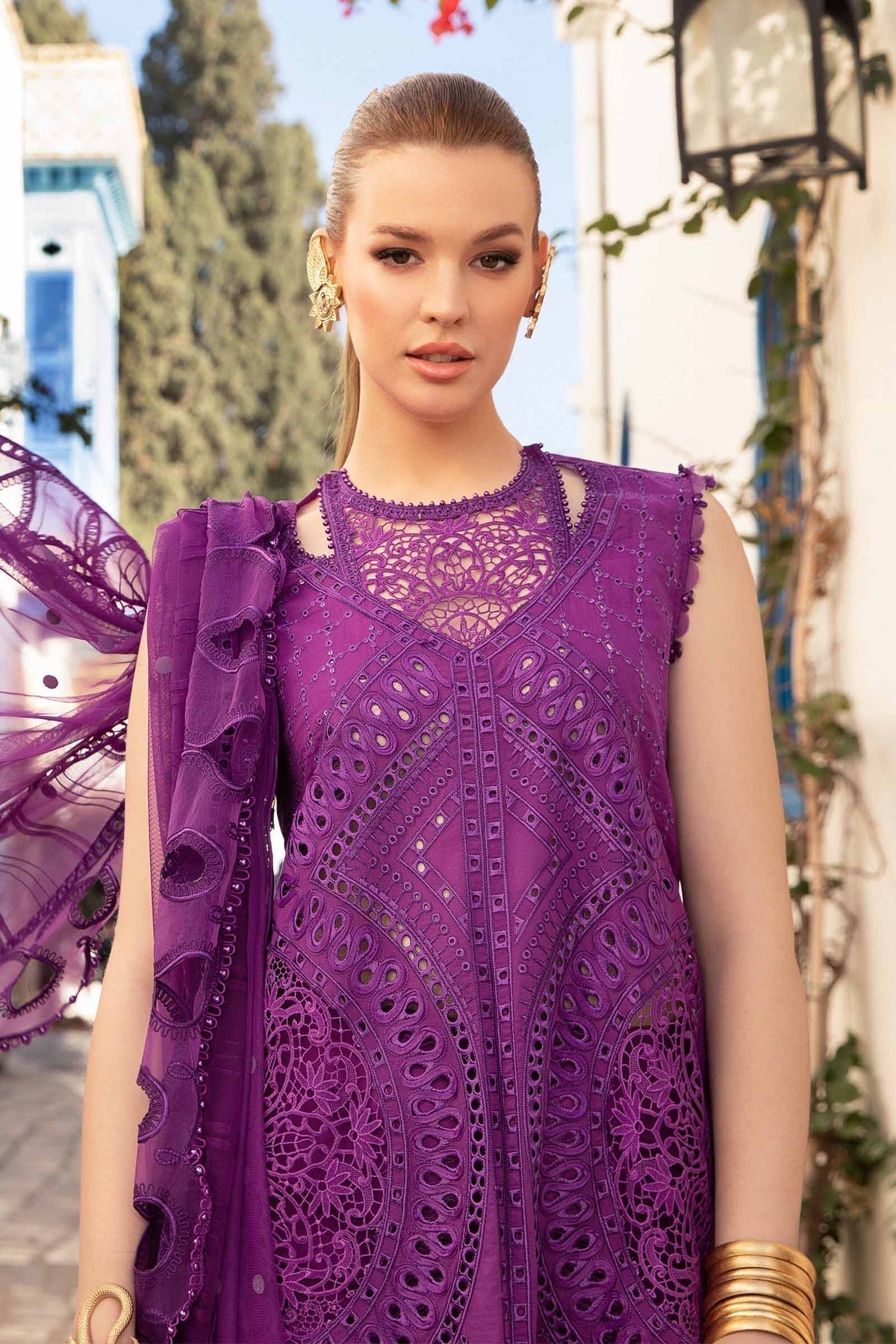 Maria B | Voyage a' Luxe Lawn | D-2402-B - House Of Hania