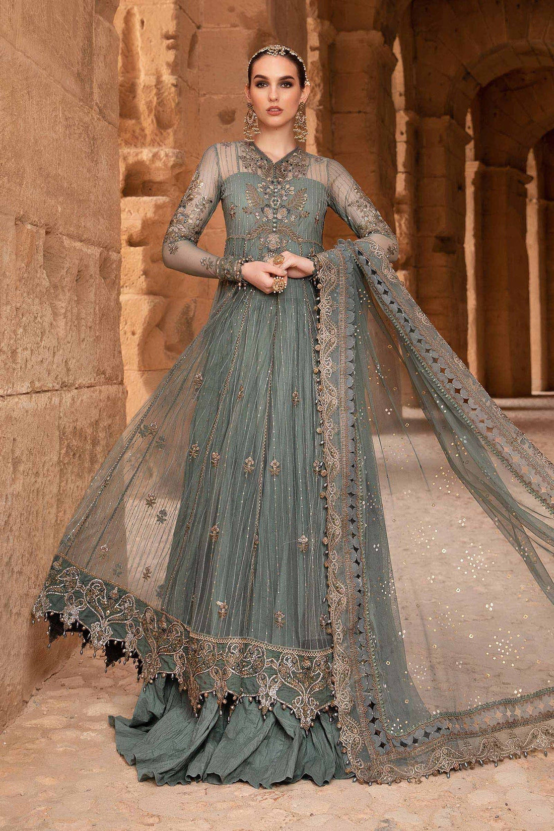 Maria B | Voyage a' Luxe Lawn | D-2403-A - House Of Hania