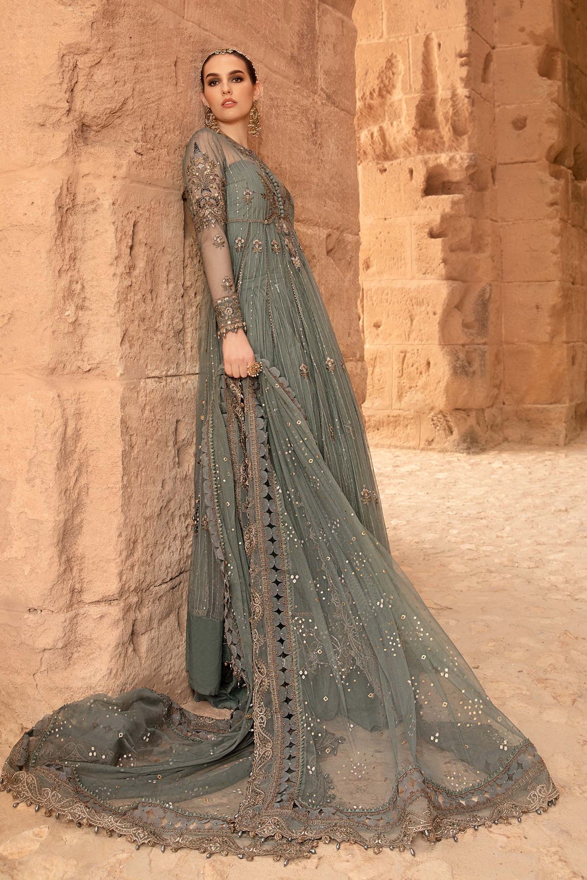Maria B | Voyage a' Luxe Lawn | D-2403-A - House Of Hania