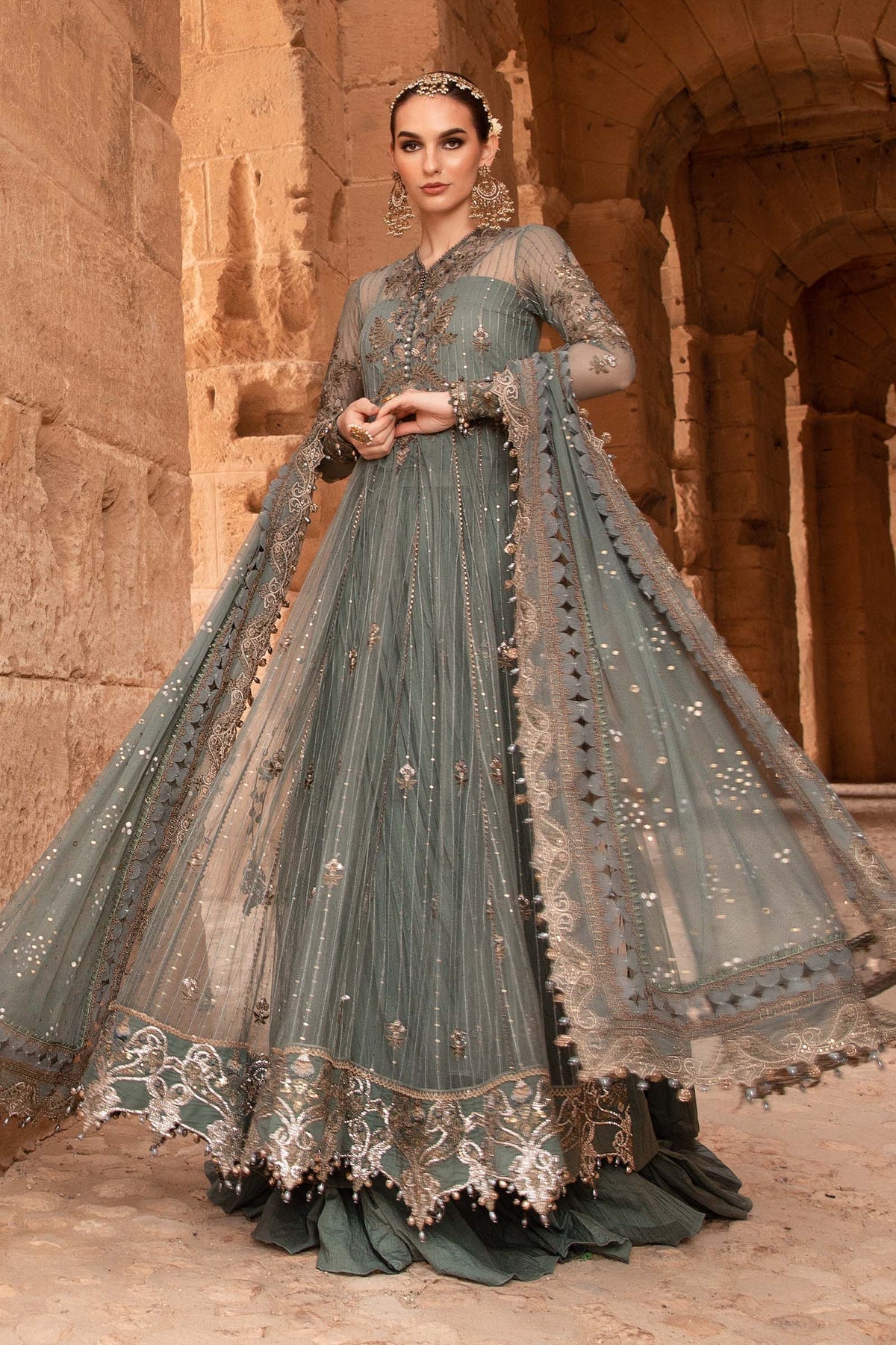 Maria B | Voyage a' Luxe Lawn | D-2403-A - House Of Hania