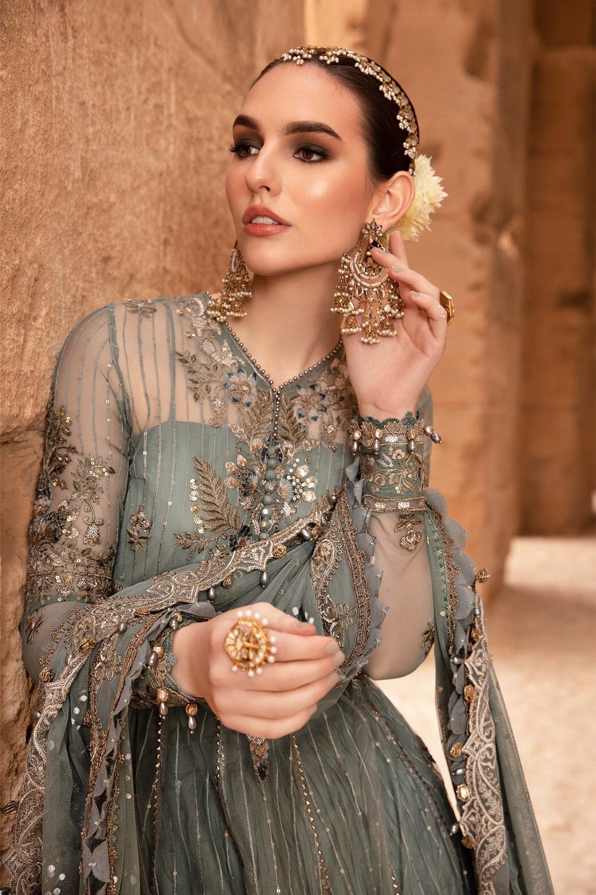 Maria B | Voyage a' Luxe Lawn | D-2403-A - House Of Hania