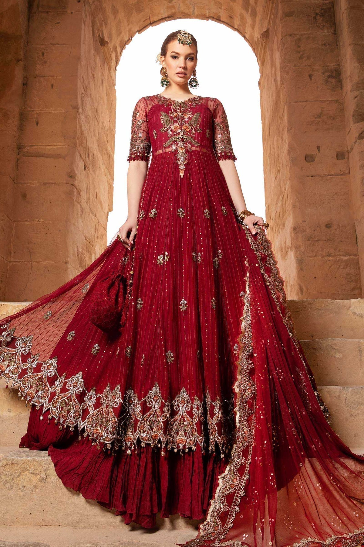 Maria B | Voyage a' Luxe Lawn | D-2403-B - House Of Hania