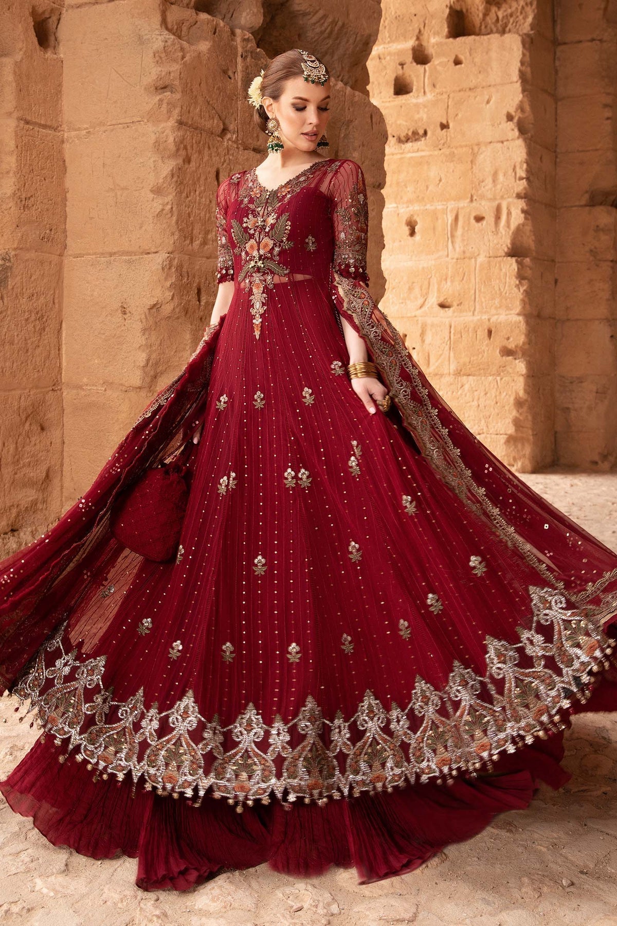 Maria B | Voyage a' Luxe Lawn | D-2403-B - House Of Hania