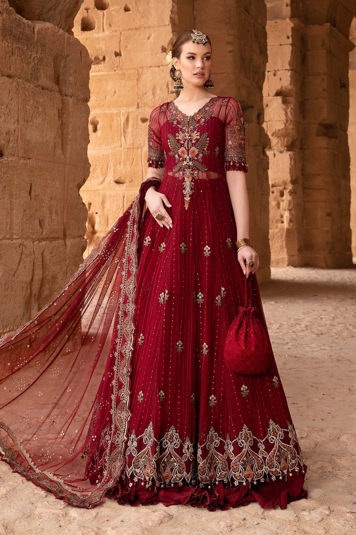 Maria B | Voyage a' Luxe Lawn | D-2403-B - House Of Hania