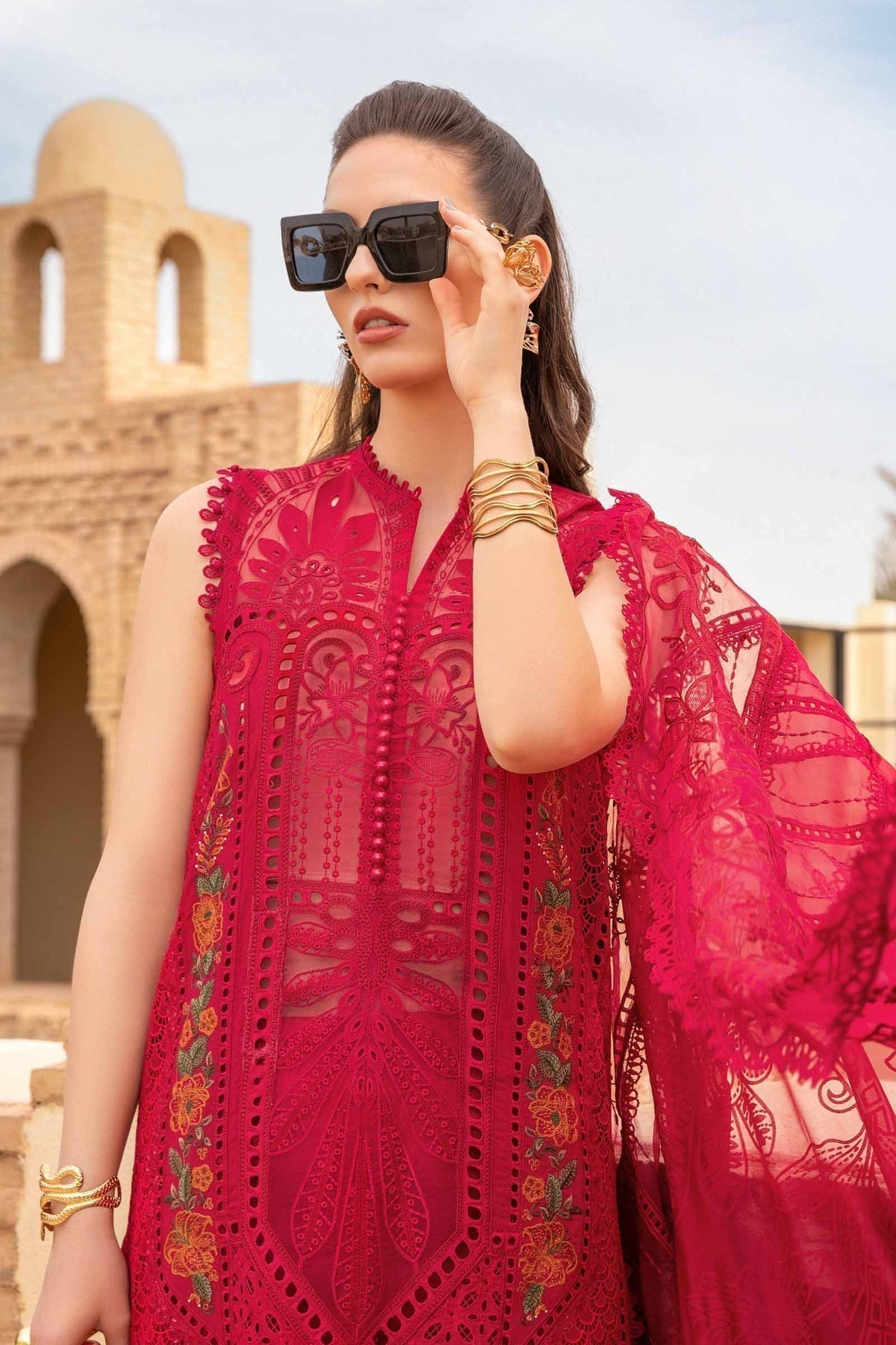 Maria B | Voyage a' Luxe Lawn | D-2404-A - House Of Hania