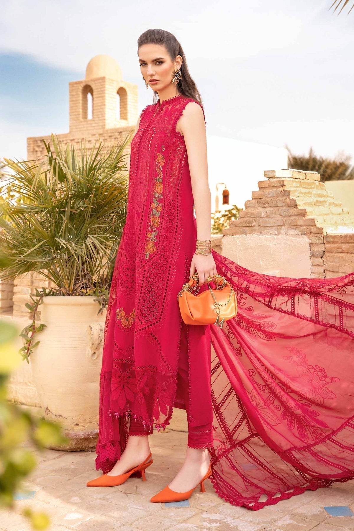 Maria B | Voyage a' Luxe Lawn | D-2404-A - House Of Hania