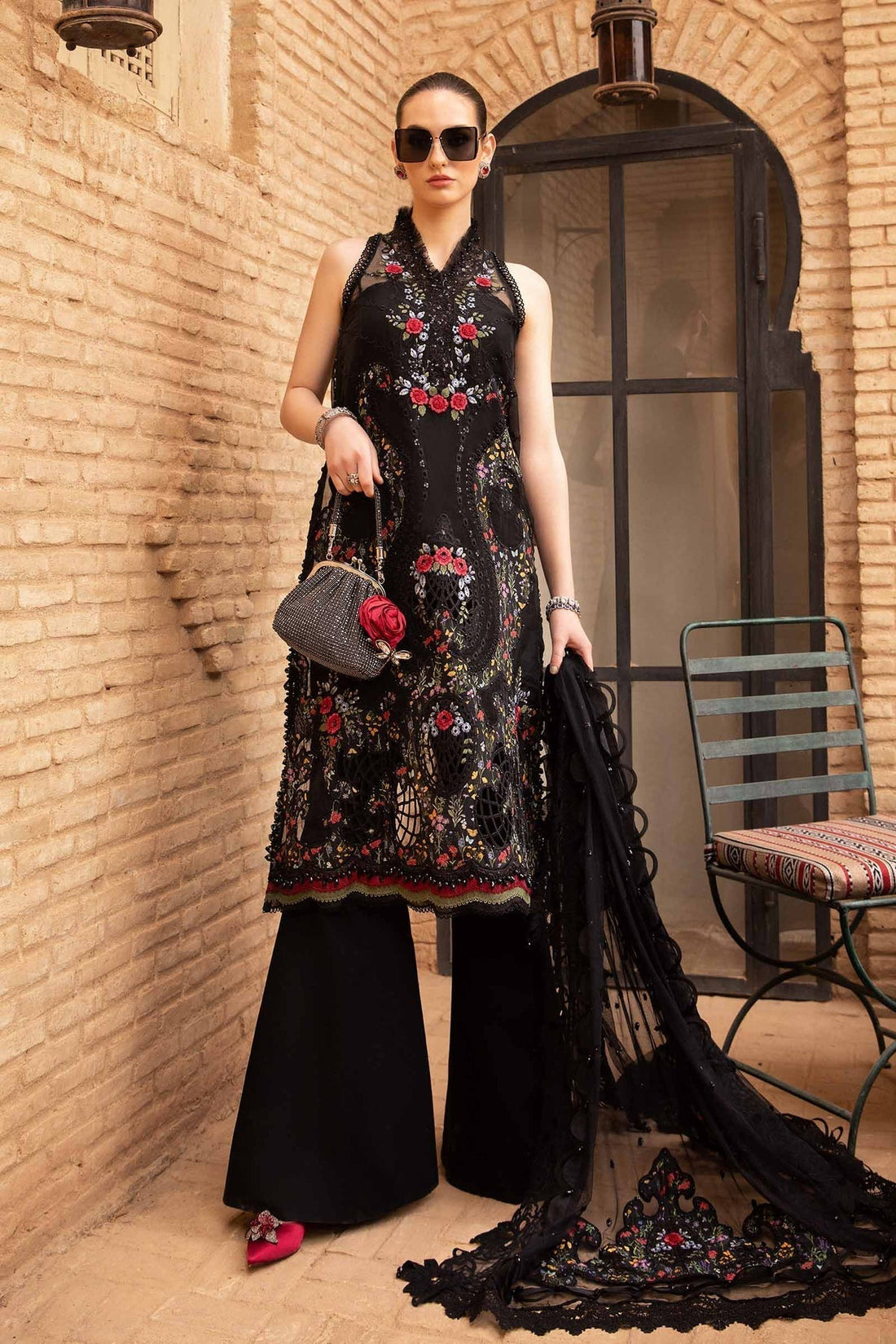 Maria B | Voyage a' Luxe Lawn | D-2405-B - House Of Hania