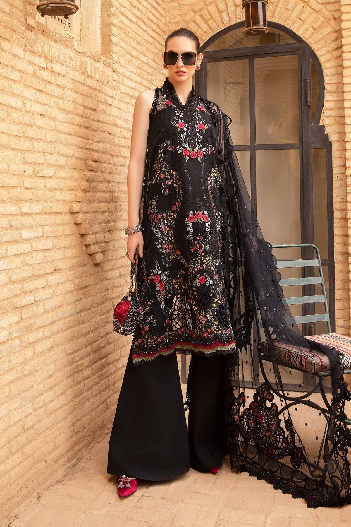 Maria B | Voyage a' Luxe Lawn | D-2405-B - House Of Hania