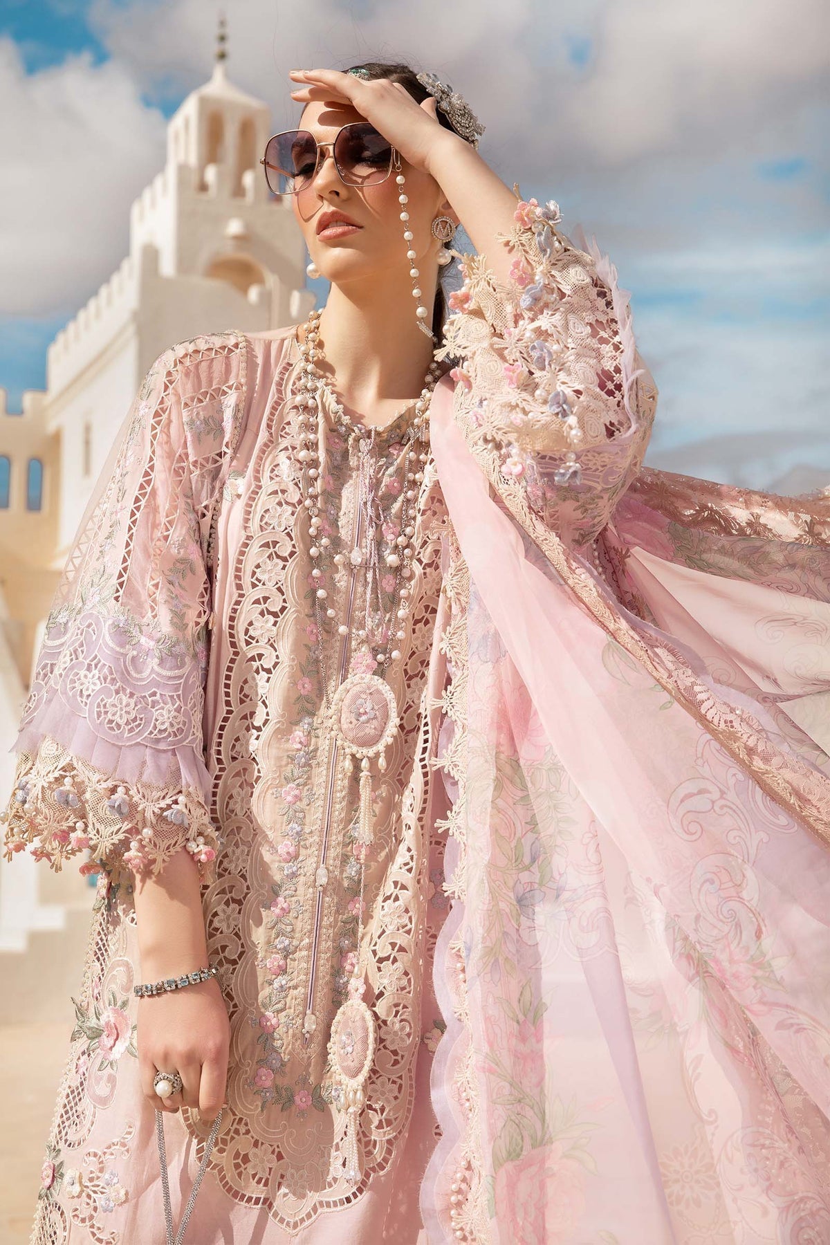 Maria B | Voyage a' Luxe Lawn | D-2406-A - House Of Hania