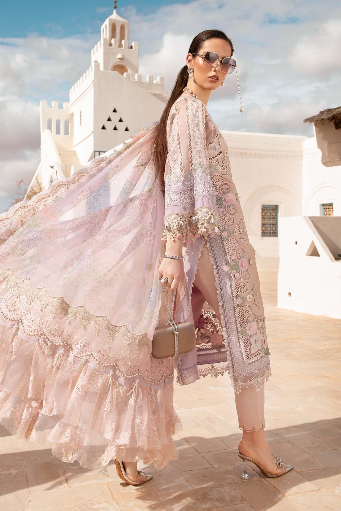 Maria B | Voyage a' Luxe Lawn | D-2406-A - House Of Hania