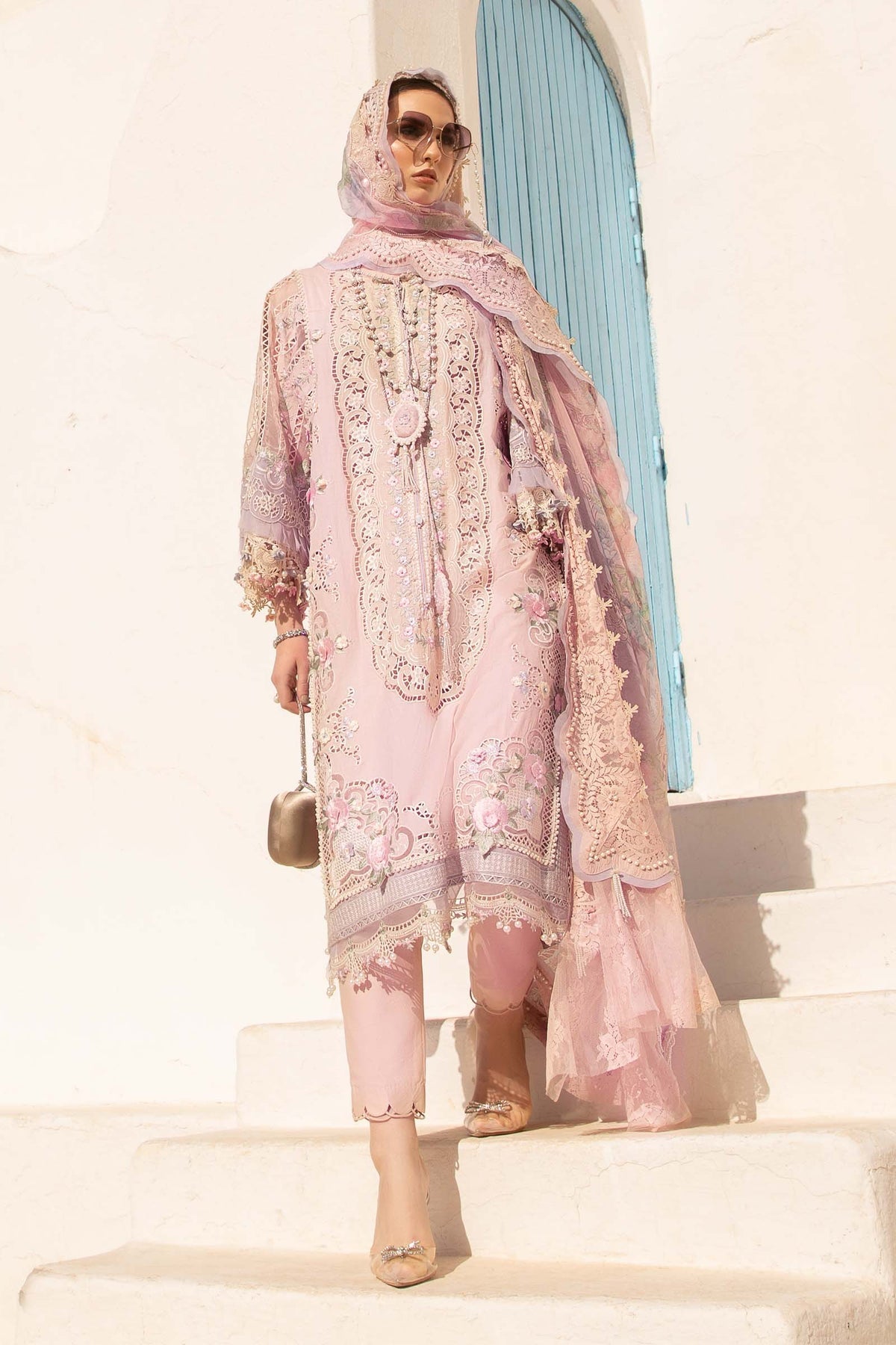Maria B | Voyage a' Luxe Lawn | D-2406-A - House Of Hania