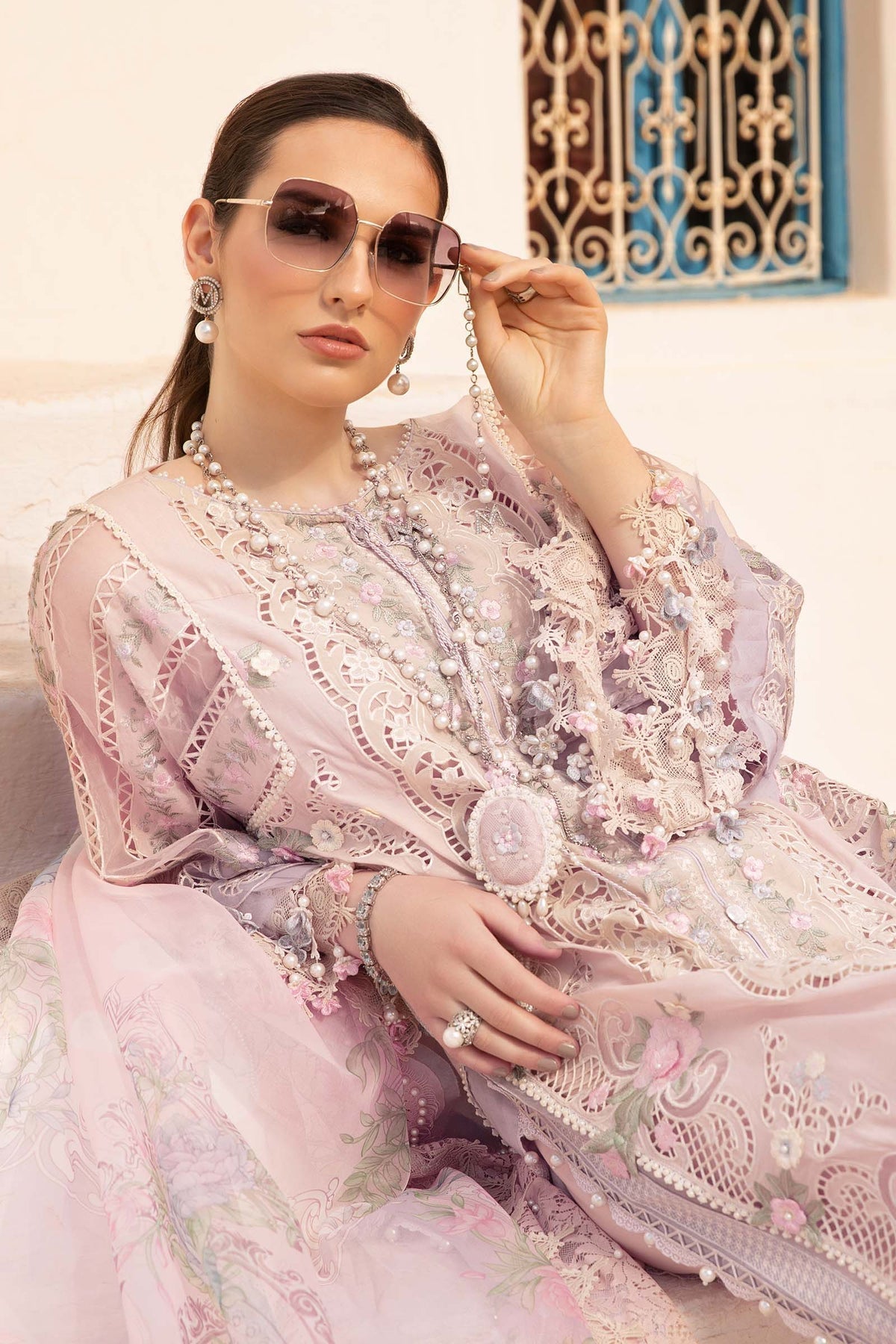 Maria B | Voyage a' Luxe Lawn | D-2406-A - House Of Hania