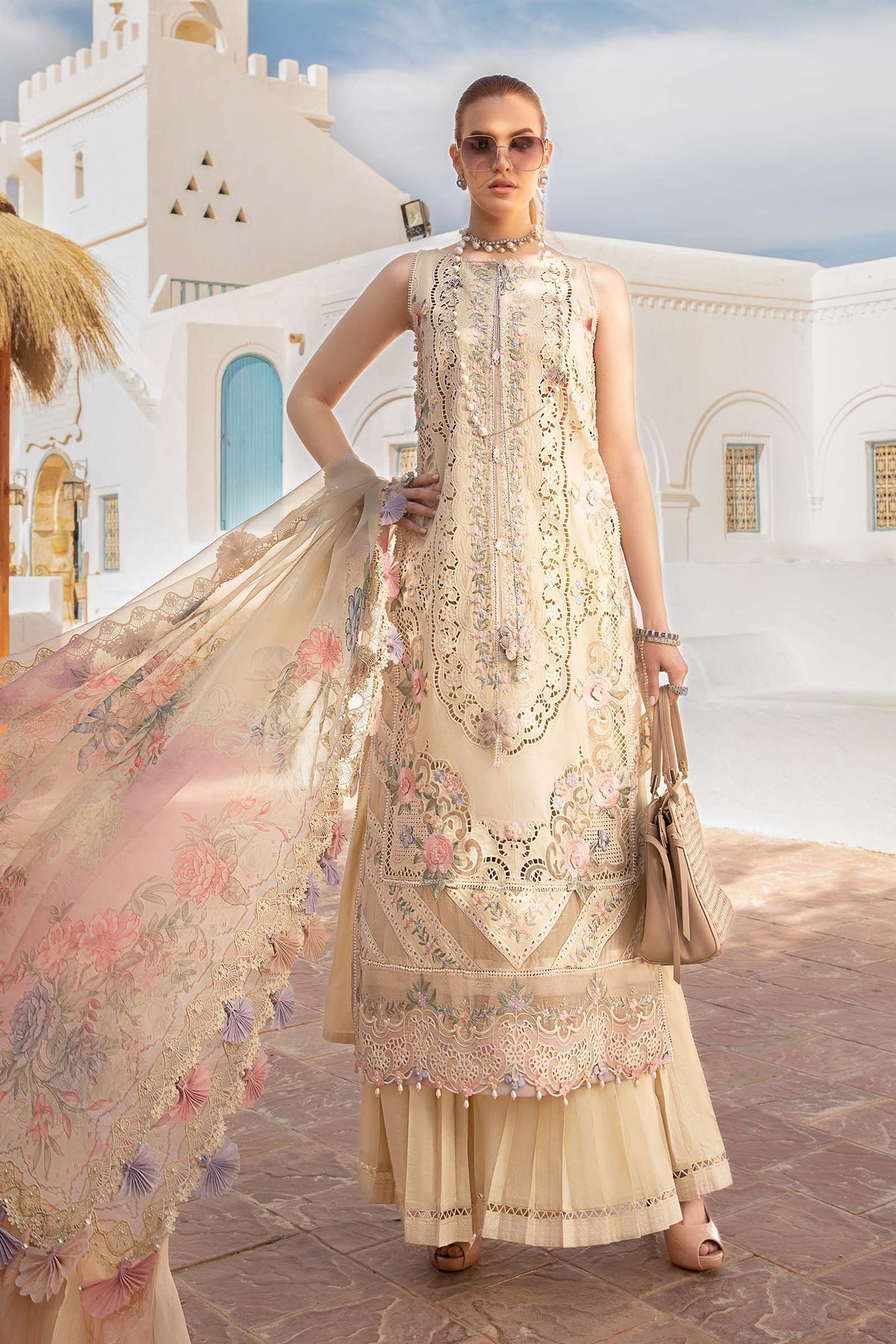 Maria B | Voyage a' Luxe Lawn | D-2406-B - House Of Hania