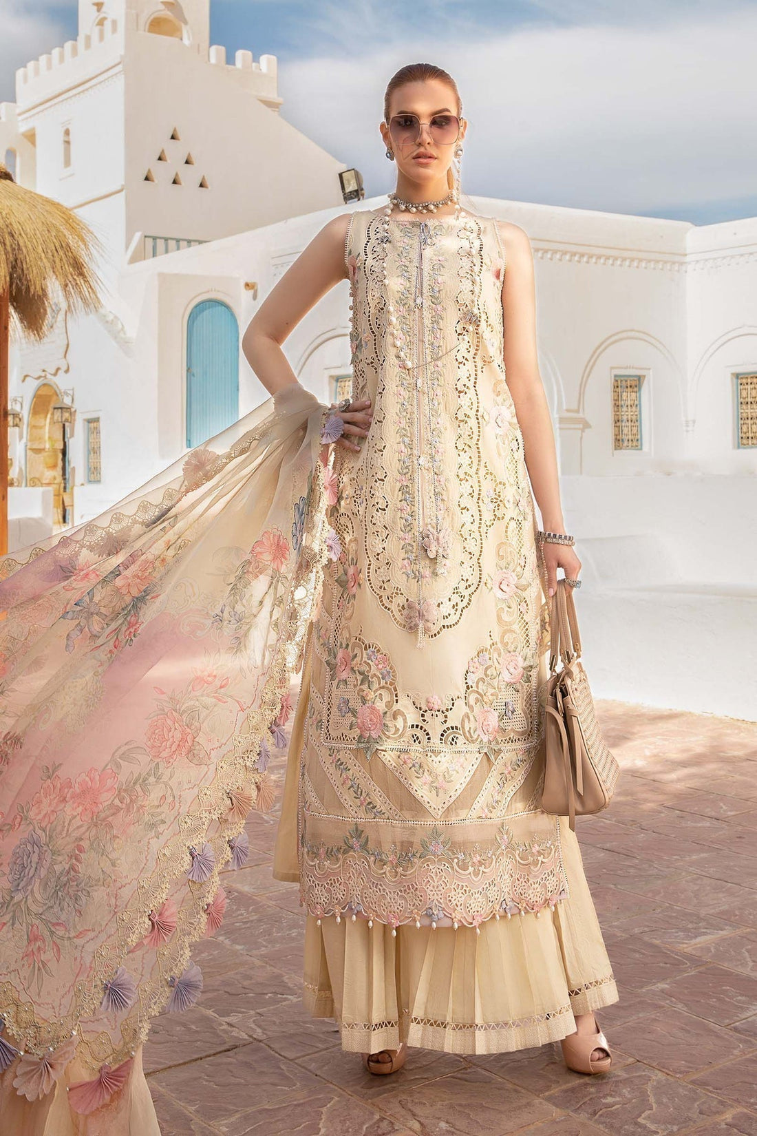 Maria B | Voyage a' Luxe Lawn | D-2406-B - House Of Hania