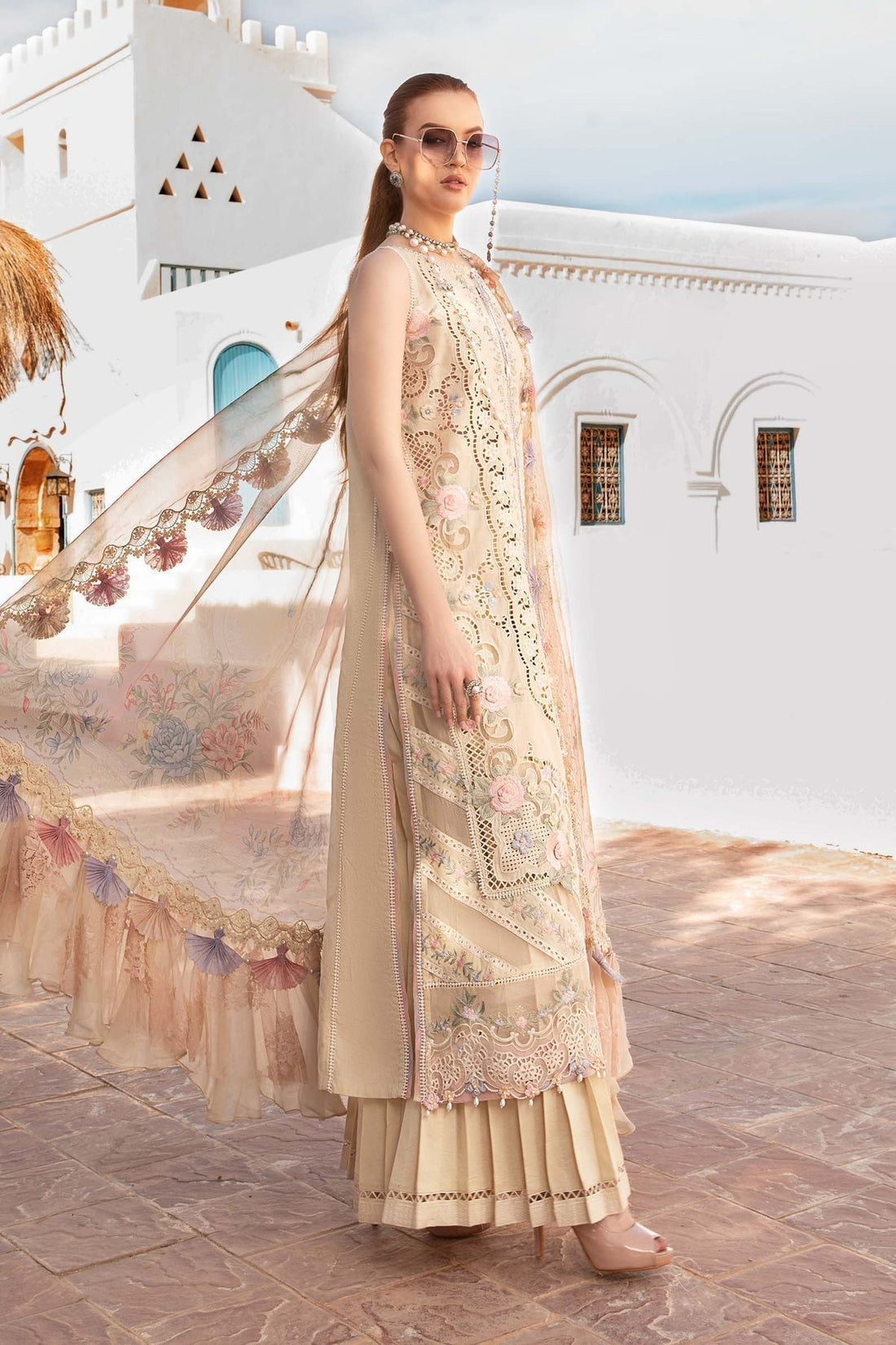 Maria B | Voyage a' Luxe Lawn | D-2406-B - House Of Hania