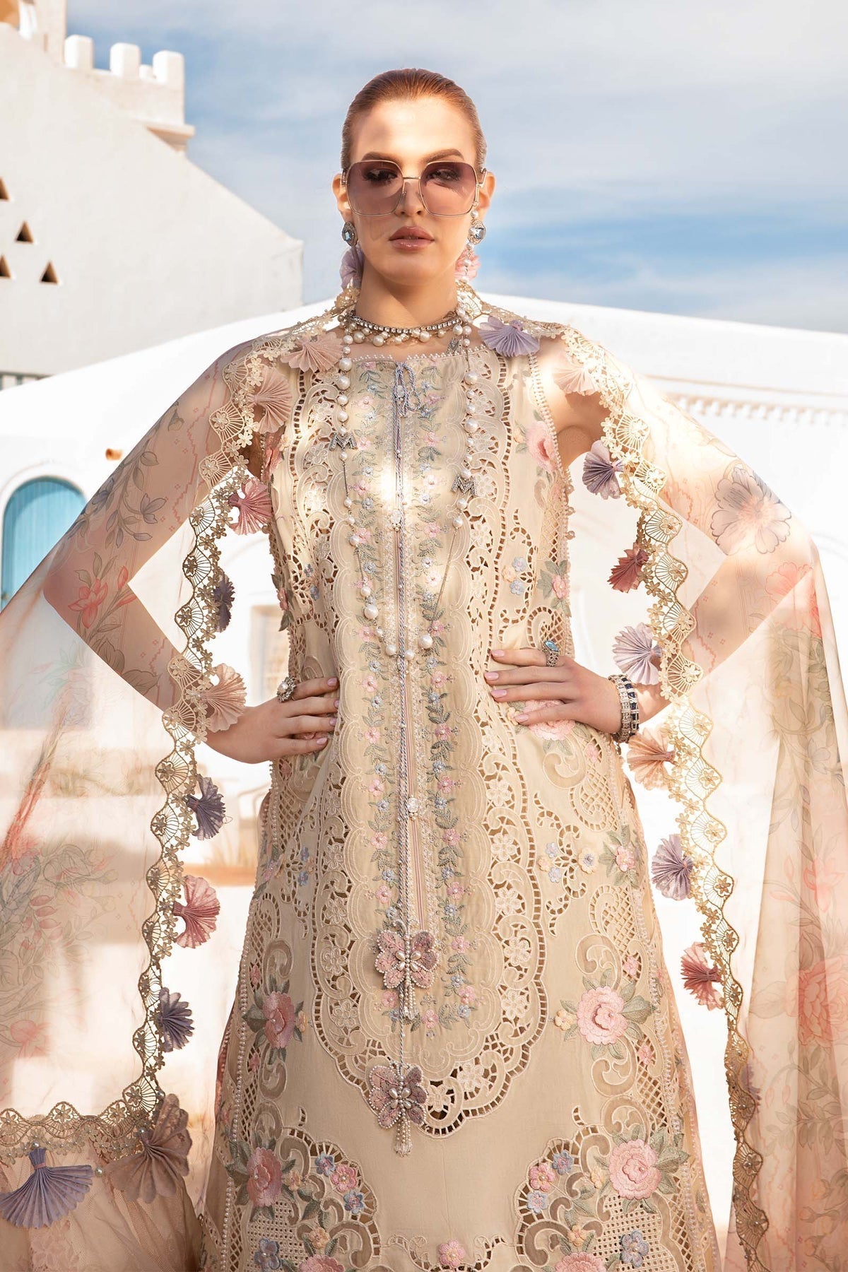 Maria B | Voyage a' Luxe Lawn | D-2406-B - House Of Hania
