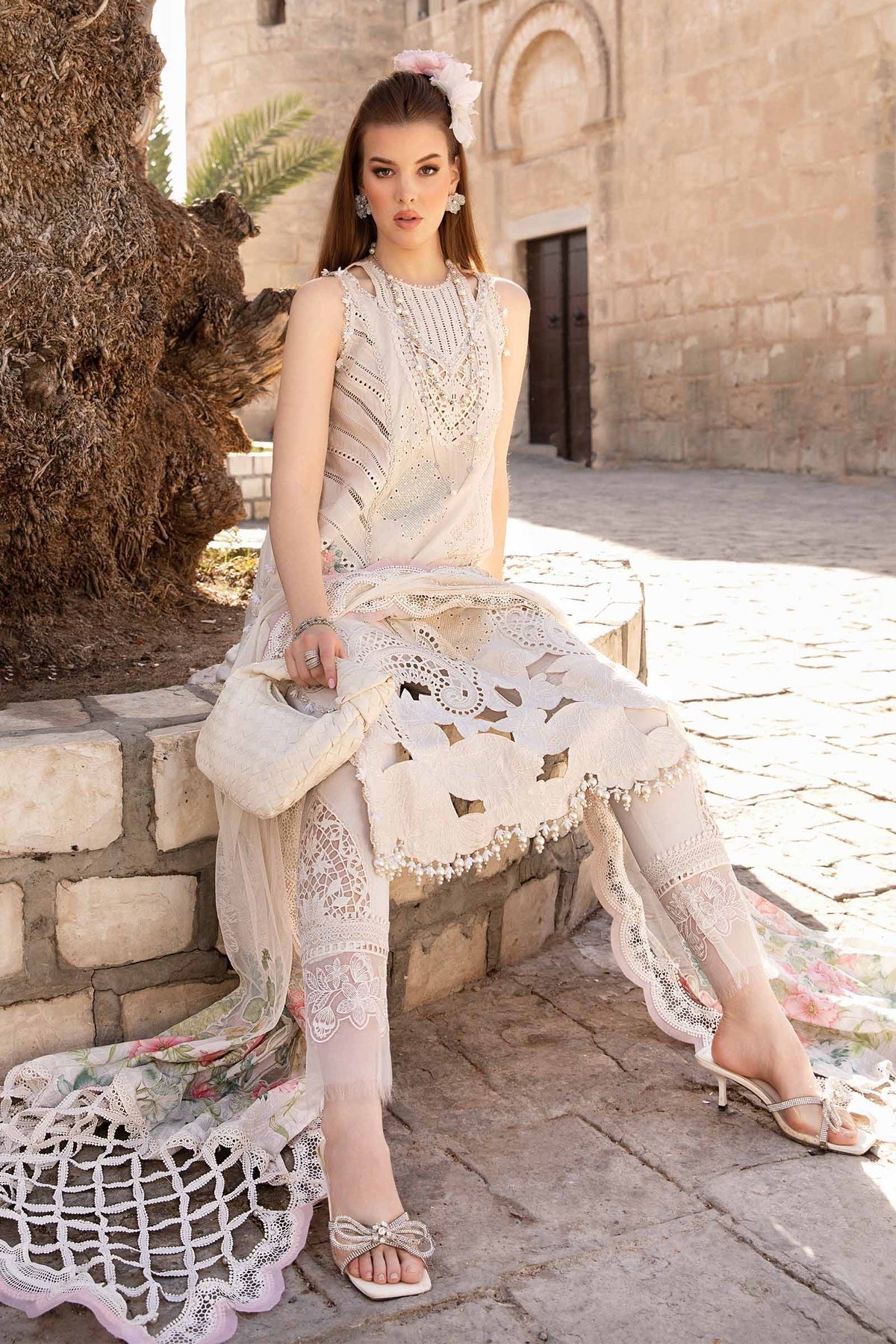 Maria B | Voyage a' Luxe Lawn | D-2407-A - House Of Hania