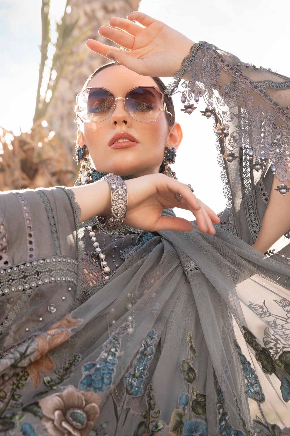 Maria B | Voyage a' Luxe Lawn | D-2407-B - House Of Hania
