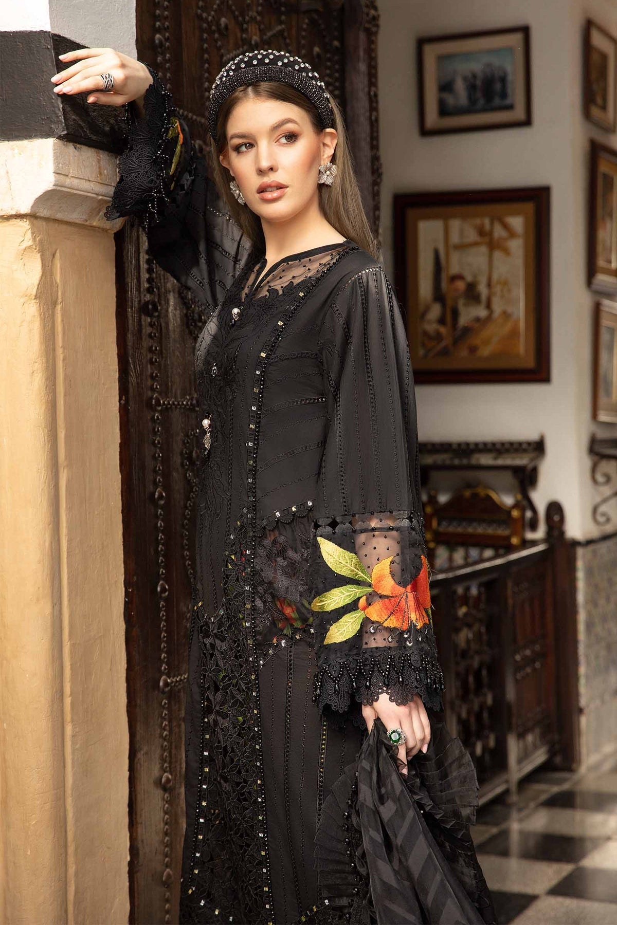 Maria B | Voyage a' Luxe Lawn | D-2408-B - House Of Hania
