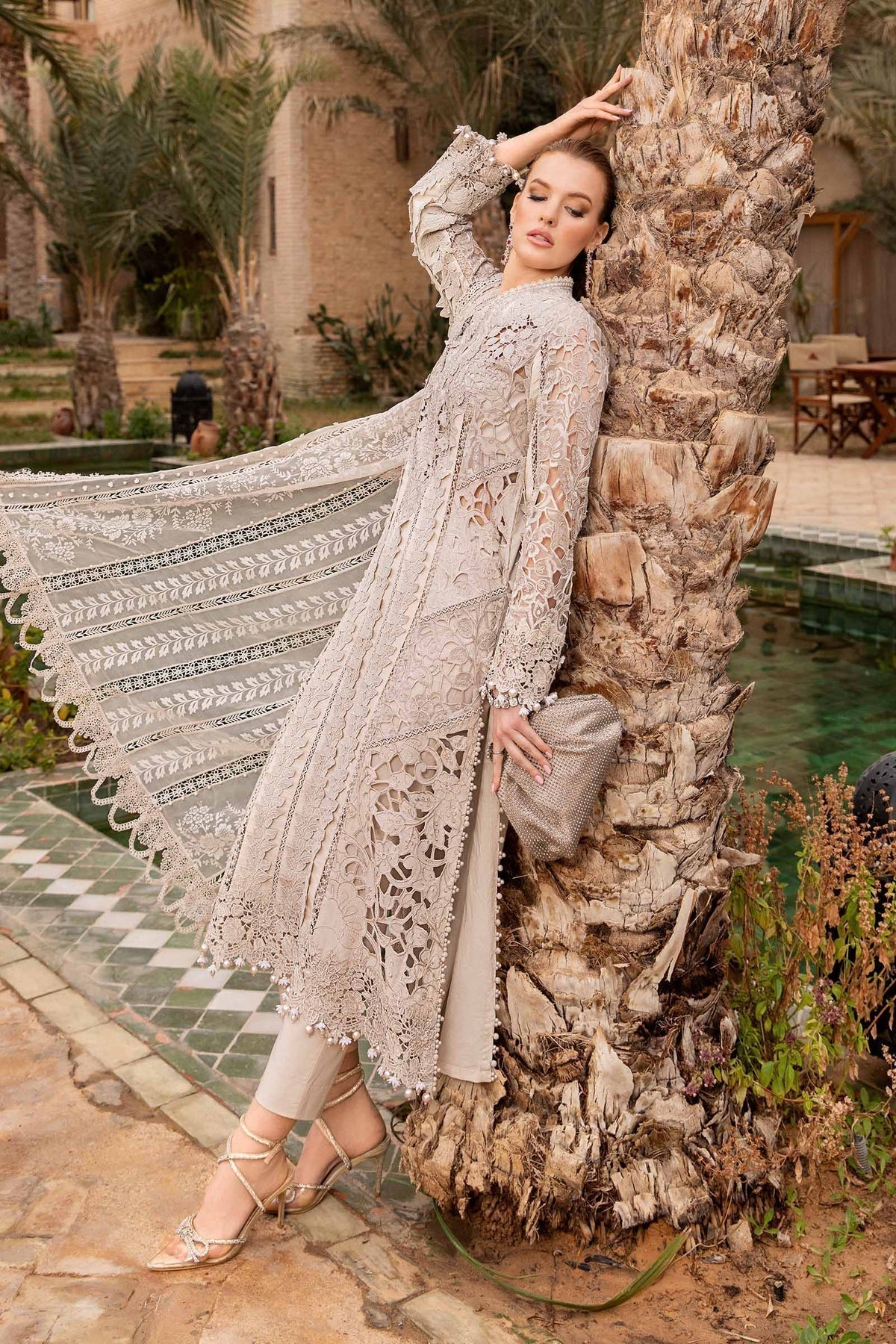 Maria B | Voyage a' Luxe Lawn | D-2409-A - House Of Hania