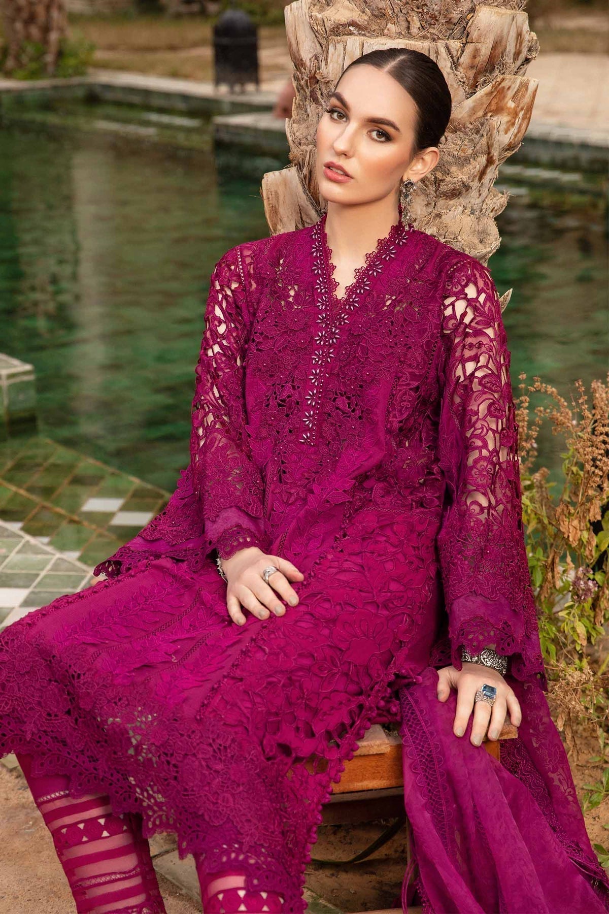 Maria B | Voyage a' Luxe Lawn | D-2409-B - House Of Hania