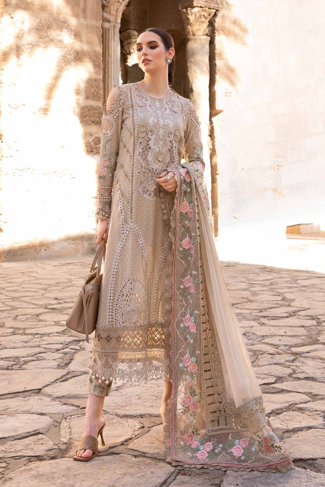 Maria B | Voyage a' Luxe Lawn | D-2410-A - House Of Hania