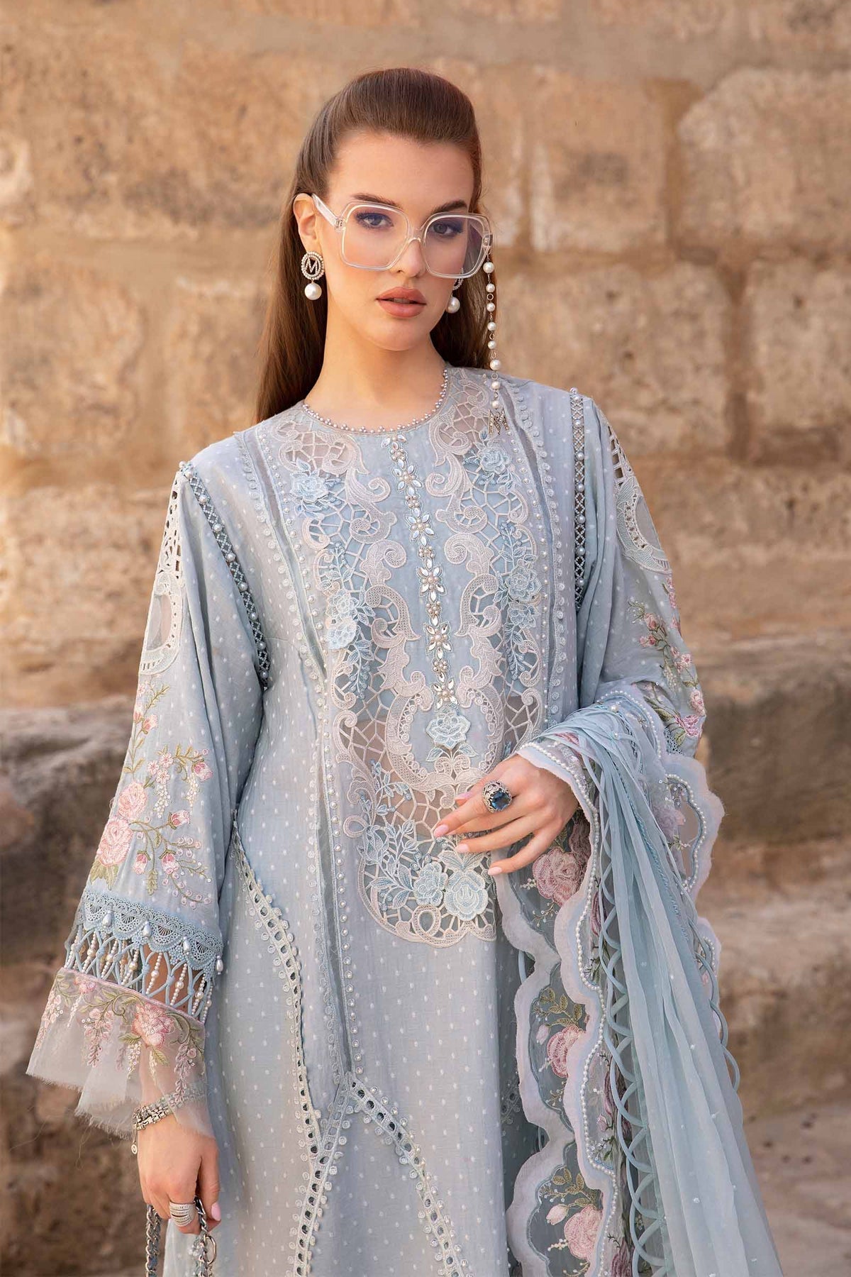 Maria B | Voyage a' Luxe Lawn | D-2410-B - House Of Hania