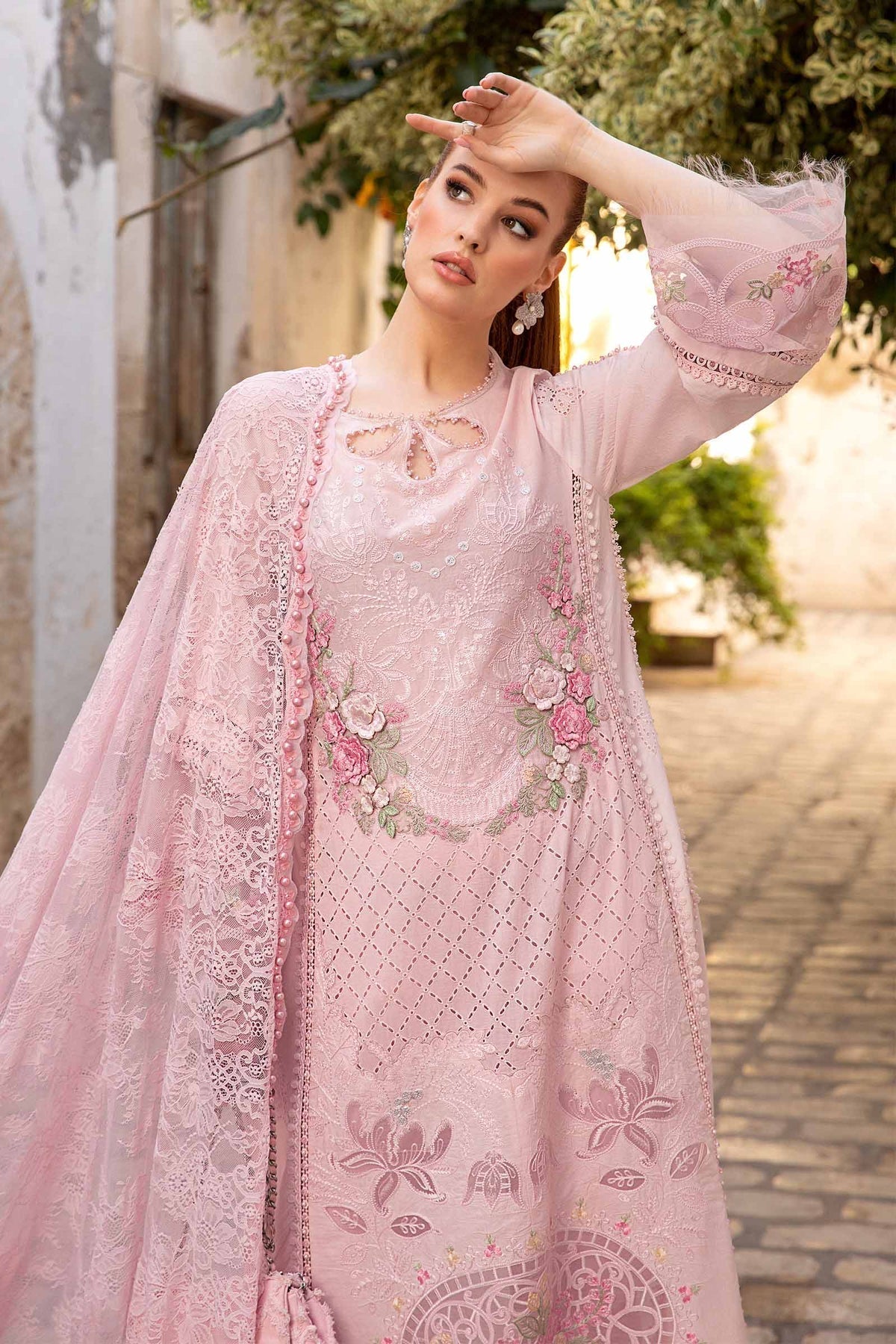 Maria B | Voyage a' Luxe Lawn | D-2411-A - House Of Hania