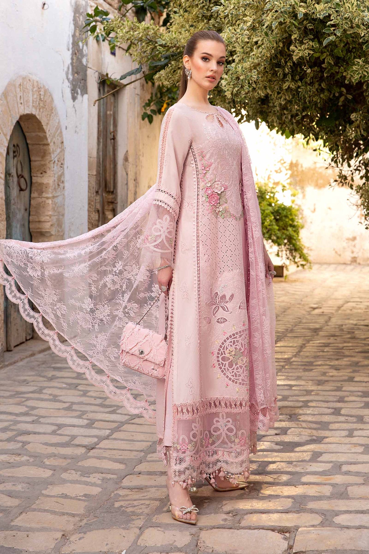 Maria B | Voyage a' Luxe Lawn | D-2411-A - House Of Hania