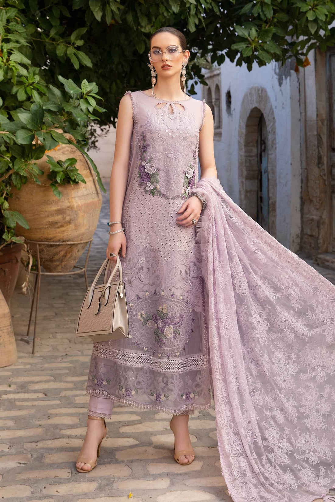Maria B | Voyage a' Luxe Lawn | D-2411-B - House Of Hania