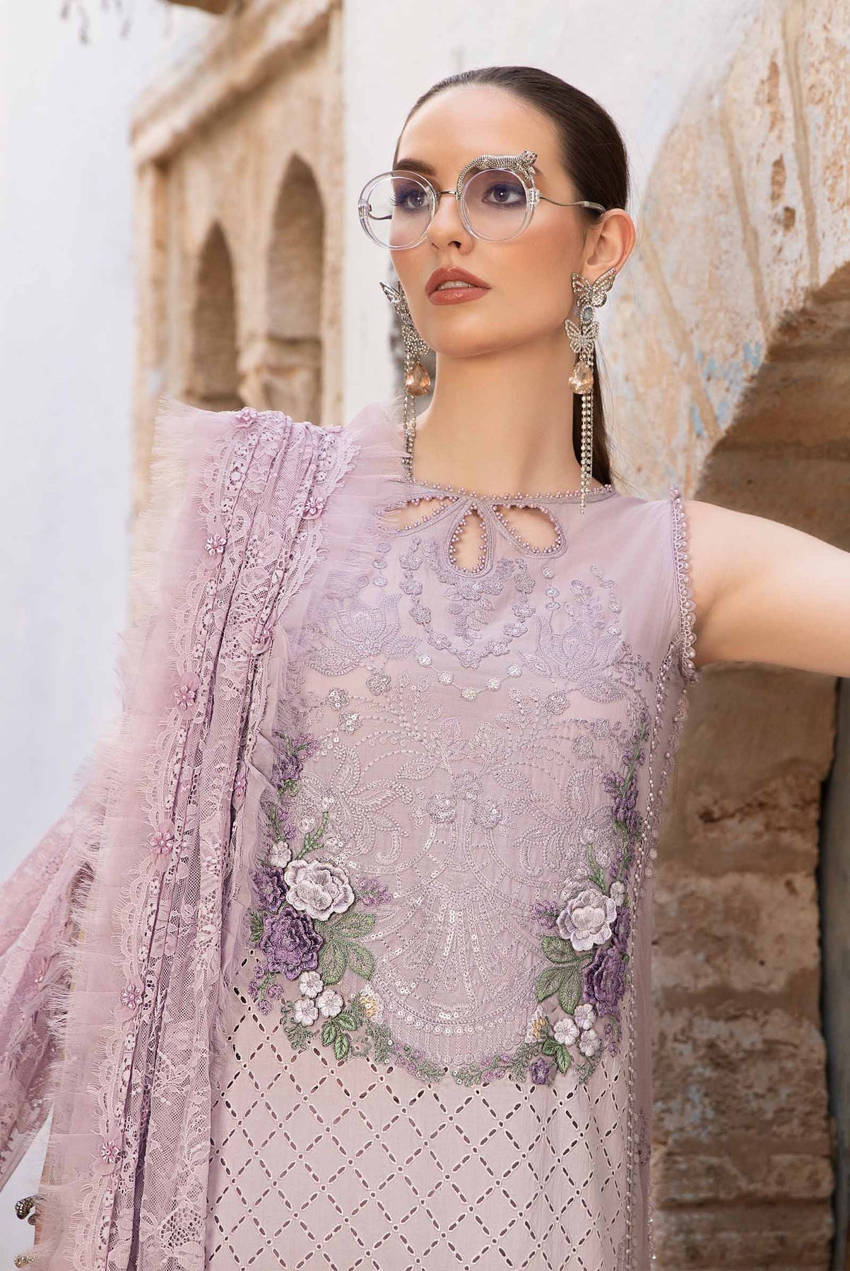 Maria B | Voyage a' Luxe Lawn | D-2411-B - House Of Hania