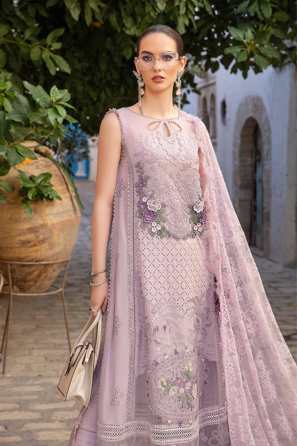 Maria B | Voyage a' Luxe Lawn | D-2411-B - House Of Hania