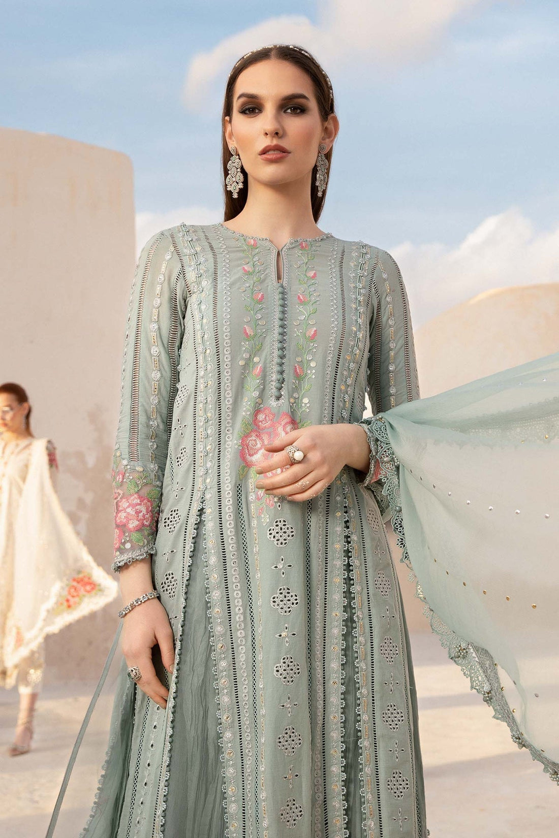 Maria B | Voyage a' Luxe Lawn | D-2412-B - House Of Hania